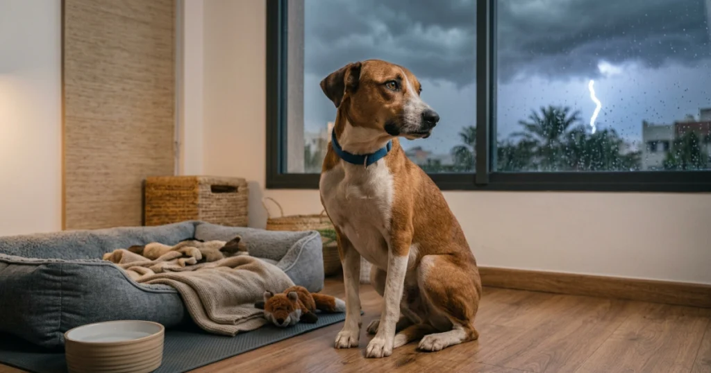 Thunderstorm Anxiety in Dogs