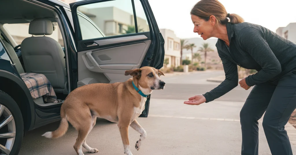 dog travel training plan
